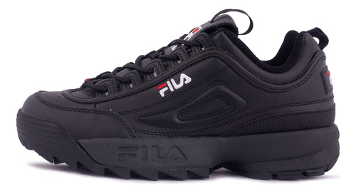 Tenis Fila Disruptor Ii Negro Moda Casual Urban 5fm00621-021