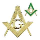 Adesivo Emblema Maçonaria Maçom Templário Demolay Illuminati