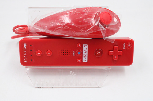 Acessório Wii - Nintendo Wii Remote + Nunchuck Vermelho (3)