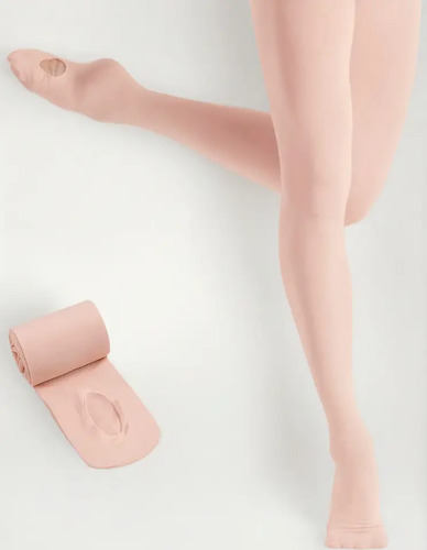 Medias Ballet Para Niñas, Mallas Convertibles