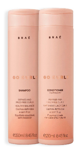 Kit Shampoo E Condicionador Go Curly 250ml - Braé