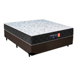 Cama Box Casal + Colchão D33 Semi Ortopédico Comfort Prime