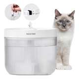 Pet King Pk3206 Fuente Bebedero Automático Para Gatos Silenciosa 2.3l Color Blanco