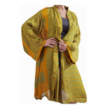 Kimono Seda Hindú Importado 