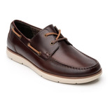 Zapato Casual Caballero 403601 Flexi Nogal