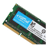 Memória Para Laptop Ram Crucial 8gb Pc3-10600s 1333mhz