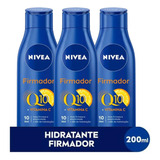  3uni Loção Hidratante Firmador Q10 + Vitamina C 200ml Nivea