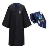 Pack Disfraz Capa Y Corbata Ravenclaw Saga Harry Potter Con Diferentes Tallas