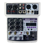 Mesa De Som Waldman St-4dsp 4 Canais C/efeitos Interface Usb