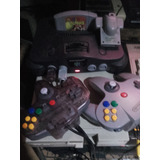 Nintendo 64 Completa Con Dos Joysticks, Vibrador Y Juegos !!