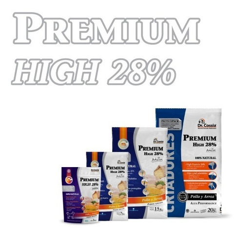 Dr. Cossia Premium High Protein 28 % X 15 Kg