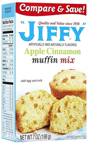 Jiffy Manzana Y Canela Muffin Mix - 7 Oz