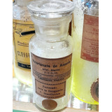 Antiguo Frasco Farmacia Botica Valeriana De Amonio Germany