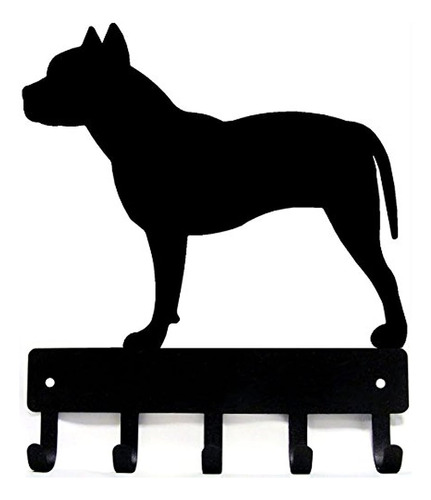 Pit Bull Terrier Clave Rack / Correa Del Perro Colgadero ~ A