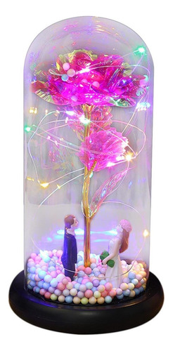 Rosas Preservadas, Regalo, Rosa Artificial Con Led [u]