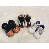 Tenis 3 Pares Jordan,kwiss,under Armour Talla 11,12.5,11 Cm