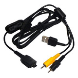 Cable Usb Audio Video X Sony Dsc-t77 T90 T100 T200 T300 T700