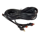 Cable Miniplug 3,5 Estereo Macho-rca Macho Doble 8 Mts Lujo