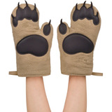 Fred Ppata Garra De Oso  Guantes Ppara Horno Caf Marrn