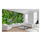 Adesivo De Parede Mural Verde Plantas Folhas 12m² Xna244