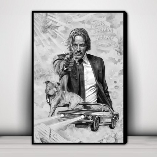 Cuadro Decorativo John Wick C1060