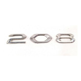 Monograma Insignia Emblema Peugeot 208 Linea Nueva 2021 2022