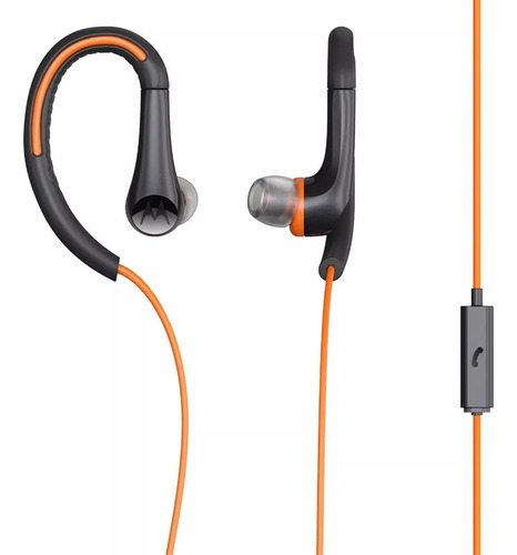 Audífonos Motorola Earbuds Sport Sh008fl Ip54 Naranja Negro