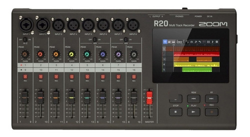 Interface Zoom R-20 Estudio Grabacion Simultaneo De 8