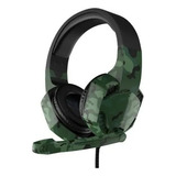 Audífonos Diadema Gamer A3 Camuflado Consolas Gamer 3,5mm