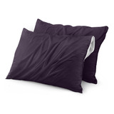 Fundas De Almohada King Con Cremallera De Alta Calidad 2 Pzs