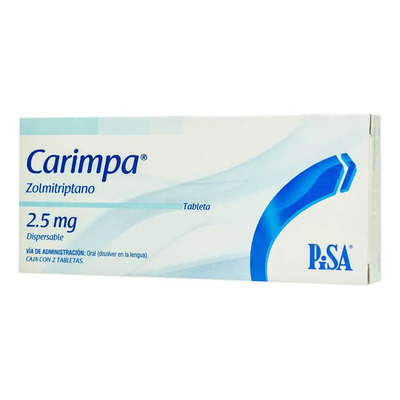Carimpa Tabletas 2,5 Mg, 2 Tabletas | Envío gratis