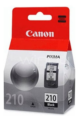 Cartucho De Tinta Canon Pg-210 2974b017aa Negro
