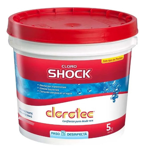 Cloro Shock 5 Kilos Granulado Clorotec