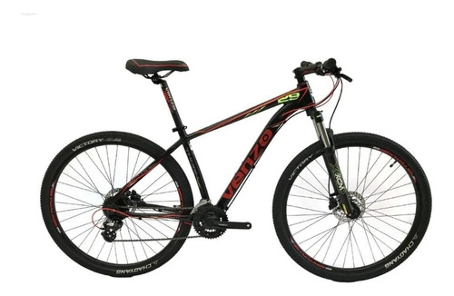 Bicicleta Venzo Thorn Revo R29 16  Shimano Negro/rojo/amar