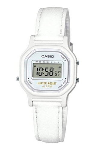 Reloj Casio Digital White Original Mujer Time Square