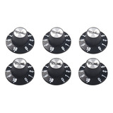 6pcs Perillas De Guitarra Witch Hat Yootones Para Sg Epiphon