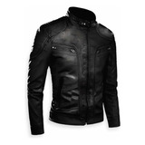 Casaco De Couro Masculina Motoqueiro Super Promoção 