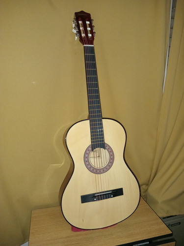 Guitarra Criolla Gadnic + Estuche De Transporte Usada