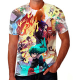 Camiseta Camisa Boku No Hero Anime Midoriya Envio Rapido 09