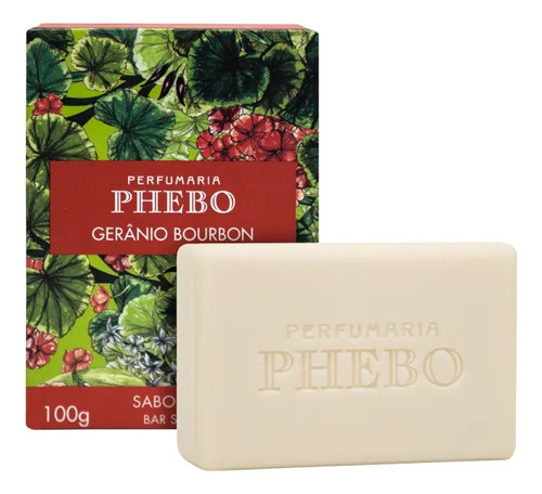 Sabonete Barra Gerânio Bourbon 100g - Phebo