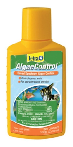 Tetra Algae Control 100ml Elimina Algas De Acuario Polypterm