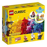 Lego® Classic - Ladrillos Creativos Transparentes (11013) Cantidad De Piezas 500