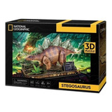 Puzzle 3d National Geographic Stegosaurus 62 Pcs - Cubicfun