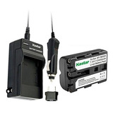 Kit Bateria Y Cargador Kastar Fm500 P/sony A100 A200 A300