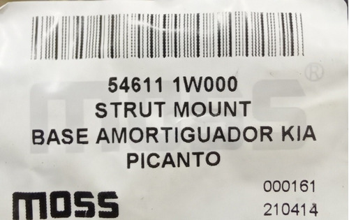 Base Amortiguador Kia Picanto Moss 42-7000 Foto 3