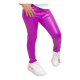 Calça Legging Cirre Lisa Infantil Menina Criança Estilosa