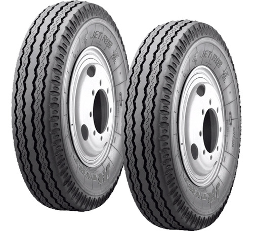 Paquete De 2 Llantas 7.50 R17 Jk Tyre Jet Rib 10c (reforzada