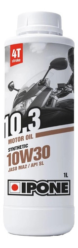 Aceite Lubricante Ipone 10.3 10w30 Semisintetico Moto 4t