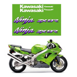 Kit Adesivos Kawasaki Ninja Zx9r 2000 Verde Zx900vd Zx 9r