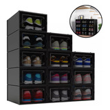 Cajas Organizadoras Cajoneras Apilables Zapatos 12 Pzs